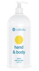 Hand &amp; Body Lotion Lotiune pentru ingrijirea Mainilor si Corpului cu Jojoba Avocado Vitamina E &amp; B5 (1000 ml) - Calivita