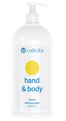 Hand &amp;amp; Body Lotion Lotiune pentru ingrijirea Mainilor si Corpului cu Jojoba Avocado Vitamina E &amp;amp; B5 (1000 ml) - Calivita foto
