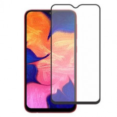 Folie sticla securizata Samsung Galaxy A10, 9D, Full Glue, Negru foto