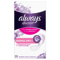 Absorbante Zilnice, Always Discreet Normal, 28 bucati foto
