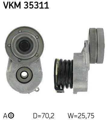 SKF VKM 35311 rola intinzator,curea transmisie