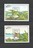 BARBUDA 1990 FLORI COTA MICHEL 50 EURO, Nestampilat