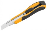 Cutter Tolsen Industrial, Lama Clic 25x125x0.7mm, 3 Lame SK4 18x100mm, Blocare Automata, Maner ABS+TPR
