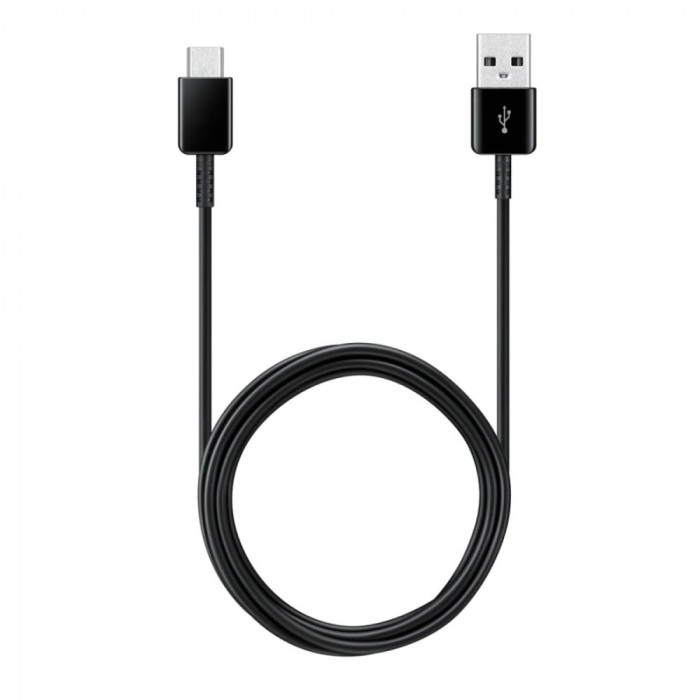 Cablu Samsung EP-DG970BBE, USB tip A tata la USB tip C tata, lungime 1 m, negru