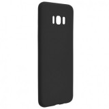 Cumpara ieftin Husa pentru Samsung Galaxy S8, Silicon, Slim, Culoare Neagra, Protectie Spate+Laterale, MyStyle&reg;