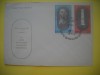HOPCT PLIC S FDC NR 840 ANIVERSARE 75 ANI JOCURILE OLIMPICE MODERNE 1969 COUBERTIN -GERMANIA -CIRCULAT