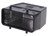 Carcasă HARTING HDC 16B pentru conectori Han&reg; B M25 neagră aluminiu