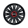 Set 4 capace roti Negre Cu Inel Rosu Active R16 Compatibil Cu Daewoo, Autohelix MSA
