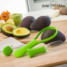 Aparat de Taiat si Curatat Fructe de Avocado All in One Avocadore foto