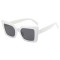 Ochelari de soare pentru femei, 5277, white / gray