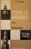 TEORIA DE APERTURAS. TOMO II. APERTURAS CERRADAS (CARTE DE SAH IN LB. SPANIOLA)-V.N. PANOV