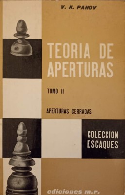 TEORIA DE APERTURAS. TOMO II. APERTURAS CERRADAS (CARTE DE SAH IN LB. SPANIOLA)-V.N. PANOV-239954 foto
