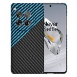 Husa pentru OnePlus 12, Techsuit, Carbonite FiberShell, Albastra