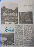 1986 Reclama Hotel Silva BUSTENI comunism 24x16 epoca aur PRAHOVA turism