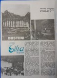 1986 Reclama Hotel Silva BUSTENI comunism 24x16 epoca aur PRAHOVA turism