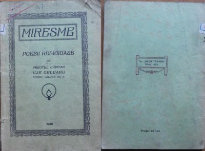 Preot Capitan Ilie Deleranu , Regimentul no. 3 Valcea , Poezii religioase , 1926 foto