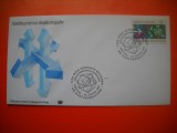 HOPCT PLIC FDC S NR 203 ANUL INTERNATIONAL AL COMUNICATIILOR 1983 - ONU NATIUNILE UNITE- -BIROUL GENEVA ELVETIA