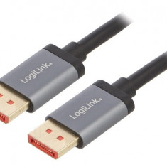 Cablu DisplayPort v1.4 HDCP v2.2 tata-tata 1m negru LOGILINK CDA0104