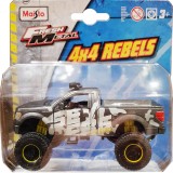 Masinuta Maisto Fresh Metal, 4X4 Rebels, 11 cm, 1:64, Gri