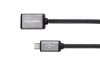 Prelungitor USB la Micro USB Kruger&amp;Matz, 20cm, Cablu Date/Incarcare, Compatibil OTG