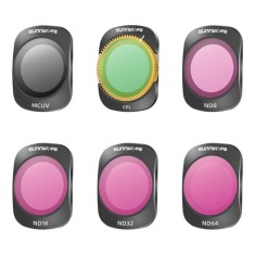 6 filters MCUV CPL ND8/16/32/64 Sunnylife for Pocket 3 foto