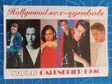 Sex simbol Hollywood - Calendar 1996 - supliment revista Super - Franta