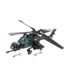 Set de construit din blocuri lego, model ELICOPTER DE LUPTA din 203 piese, Oem