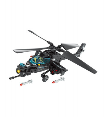 Set de construit din blocuri lego, model ELICOPTER DE LUPTA din 203 piese foto