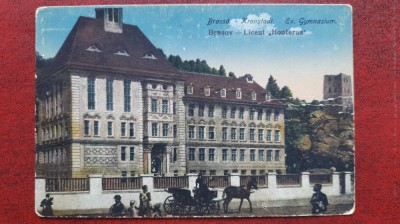 Brasov-Liceul Honterus-C.P.necirc.-RARA foto