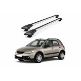 Bare portbagaj transversale auto aluminiu compatibile Fiat Sedici MPV 2006-2013 92-92 cm Cod: KL5
