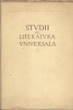 Studii de literatura universala II, Editura Stiintifica 1960, Carti Critica Literara, Coperta Brosata, 326 Pagini, Istorie Critica