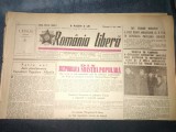ZIARUL ROMANIA LIBERA 11 IANUARIE 1950