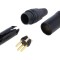 Conector XLR 3 pini tată, pe cablu