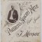 PORTRETUL SOACREI MELE , CUPLET SOCIAL , PENTRU CANTO SI PIAN de I. MOSOR , PARTITURA , CCA. 1900