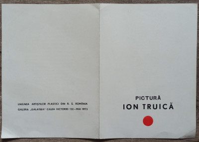 Expozitie de pictura Ion Truica 1973 foto