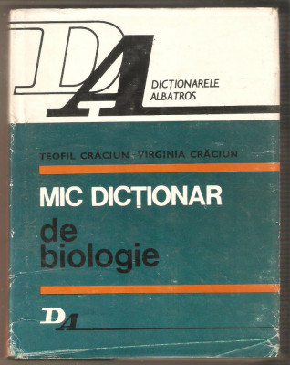 Dictionar de Biologie-Teofil Craciun foto