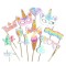 Set 12 Accesorii pentru Petrecere, Props pentru Photo Corner, Tema Aniversare Copii, Multicolor