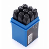 Set de pansoane cu cifre, numere 0-9(6), dimensiune 8 mm, 9 piese, Kraft