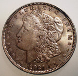 E.061 USA SUA MORGAN DOLLAR 1921 XF/AUNC ARGINT 26,7g, America de Nord