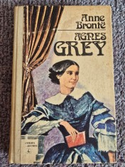 Agnes Grey - Anne Bronte, CARTONATA, 1979, 200 pagini, stare buna