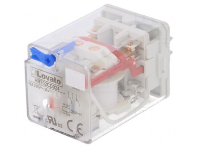 Releu Electromagnetic DPDT 24VDC 10A foto
