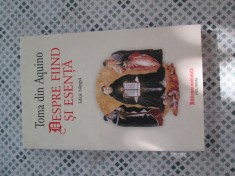 Toma din Aquino - Despre fiind si esenta (editie bilingva)