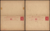 Leeward Islands - Old Postal stationery + Reply UNUSED DB.193