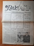 Ziarul rex 1990 - anul 1,nr.1-prima aparitie,procesul si executia ceausestilor
