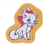Puzzle din lemn pentru copii, model pisicuta, 5 piese