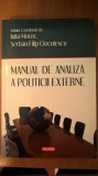 Cumpara ieftin Manual de analiza a politicii externe - Iulia Motoc; Serban Filip Cioculescu
