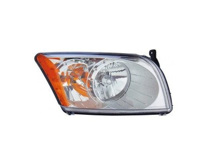 Far DODGE CALIBER (PK), 06.2006-03.2013, DEPO, fata, partea dreapta, Tip=USA; tip bec H13+PY27/7W; manual; Omologare: SAE; foto