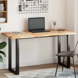 vidaXL Blat de masă, 140x60x4 cm, dreptunghiular, lemn masiv de acacia 4008793