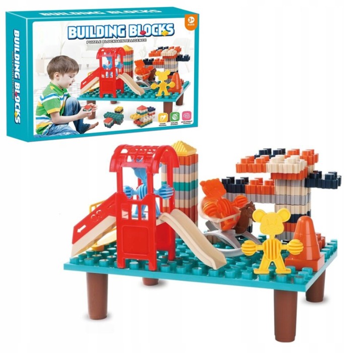 Set de cuburi de construcție pentru copii, pentru exerciții de construcție și manuale