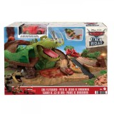 Cars set de joaca dino si masinuta cave fulger mcqueen, Mattel